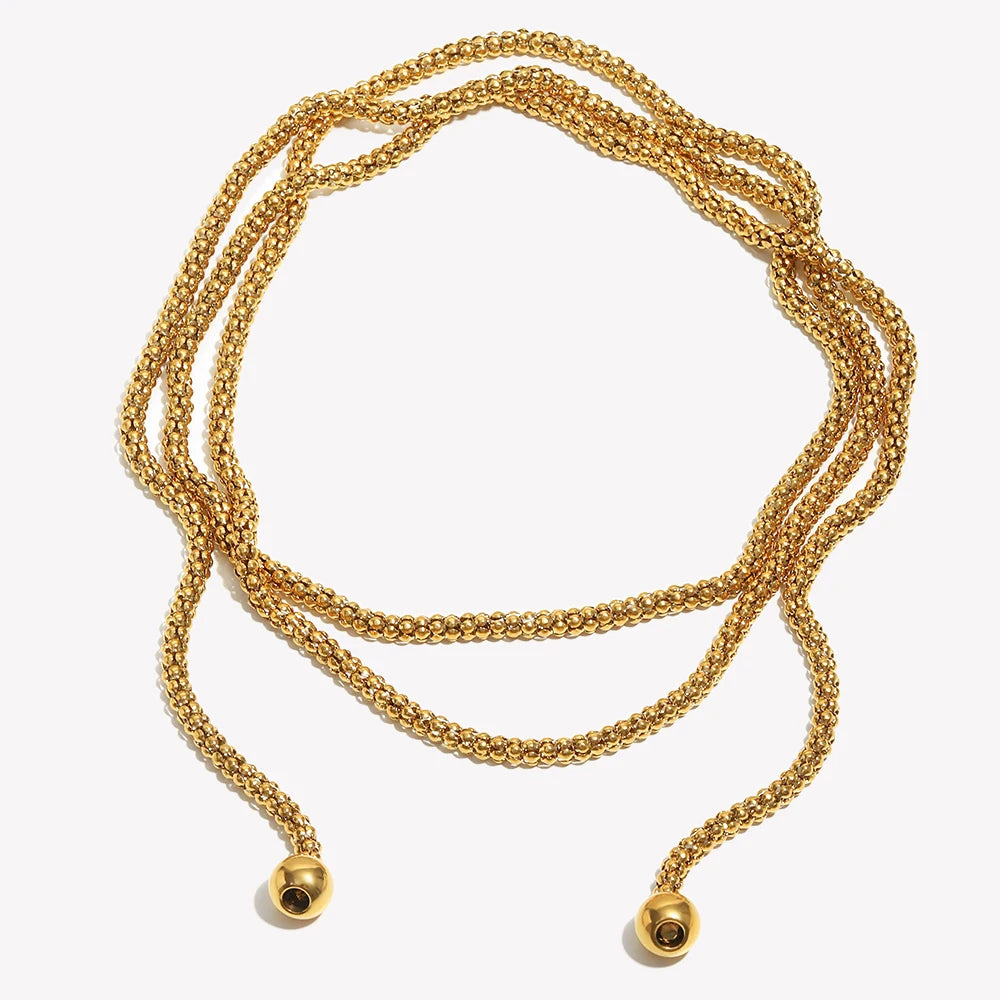 The Golden Lariat Choker
