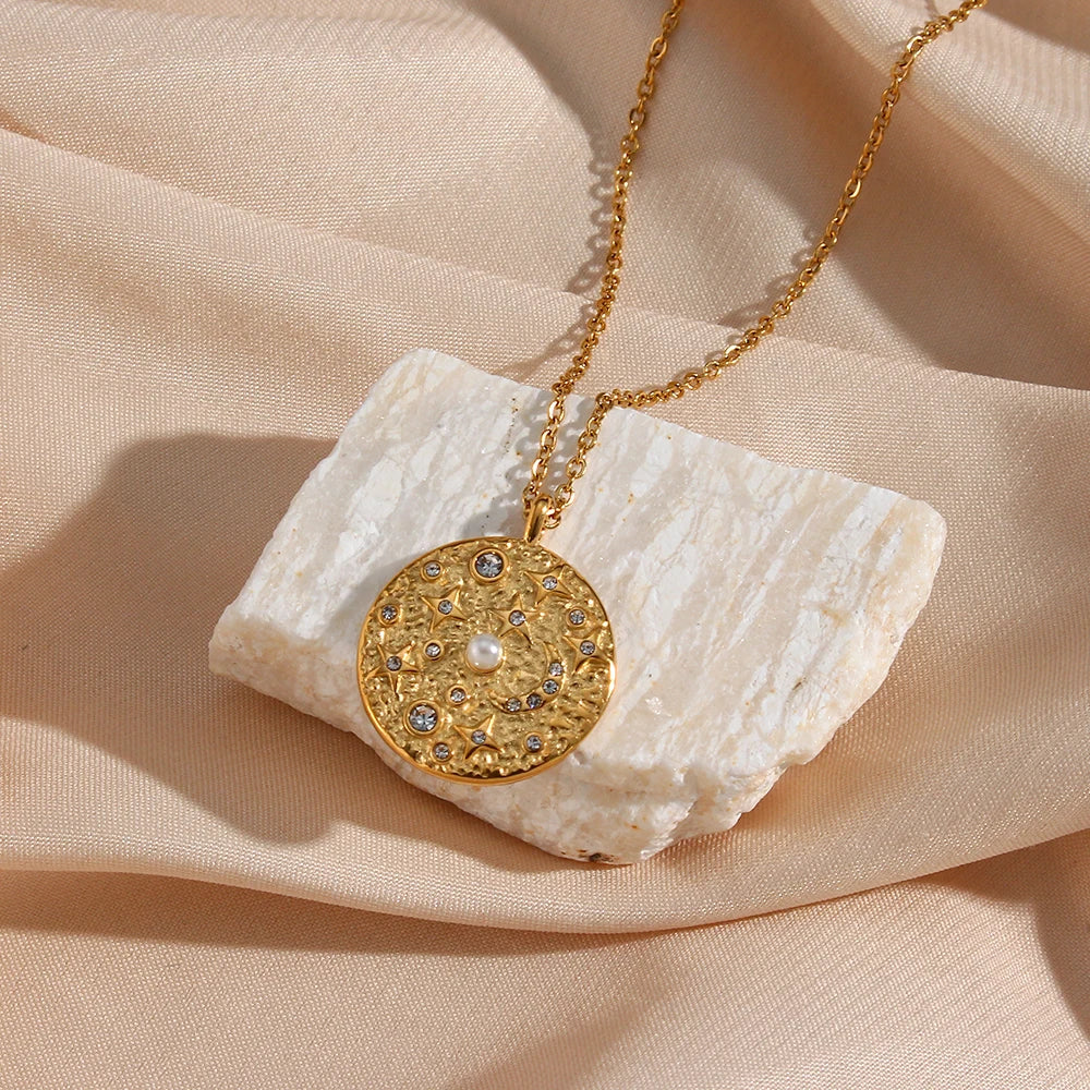 Golden Pearl Medallion