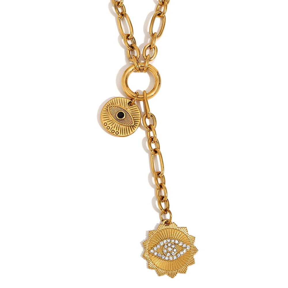 Golden Heart Locket Necklace