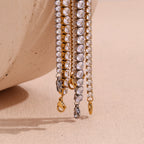 18K Gold Plated Tennis Bracelet