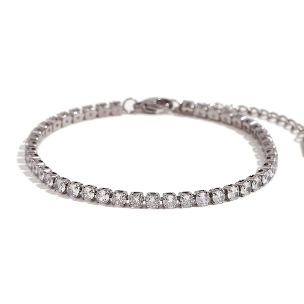 18K Gold Plated Tennis Bracelet