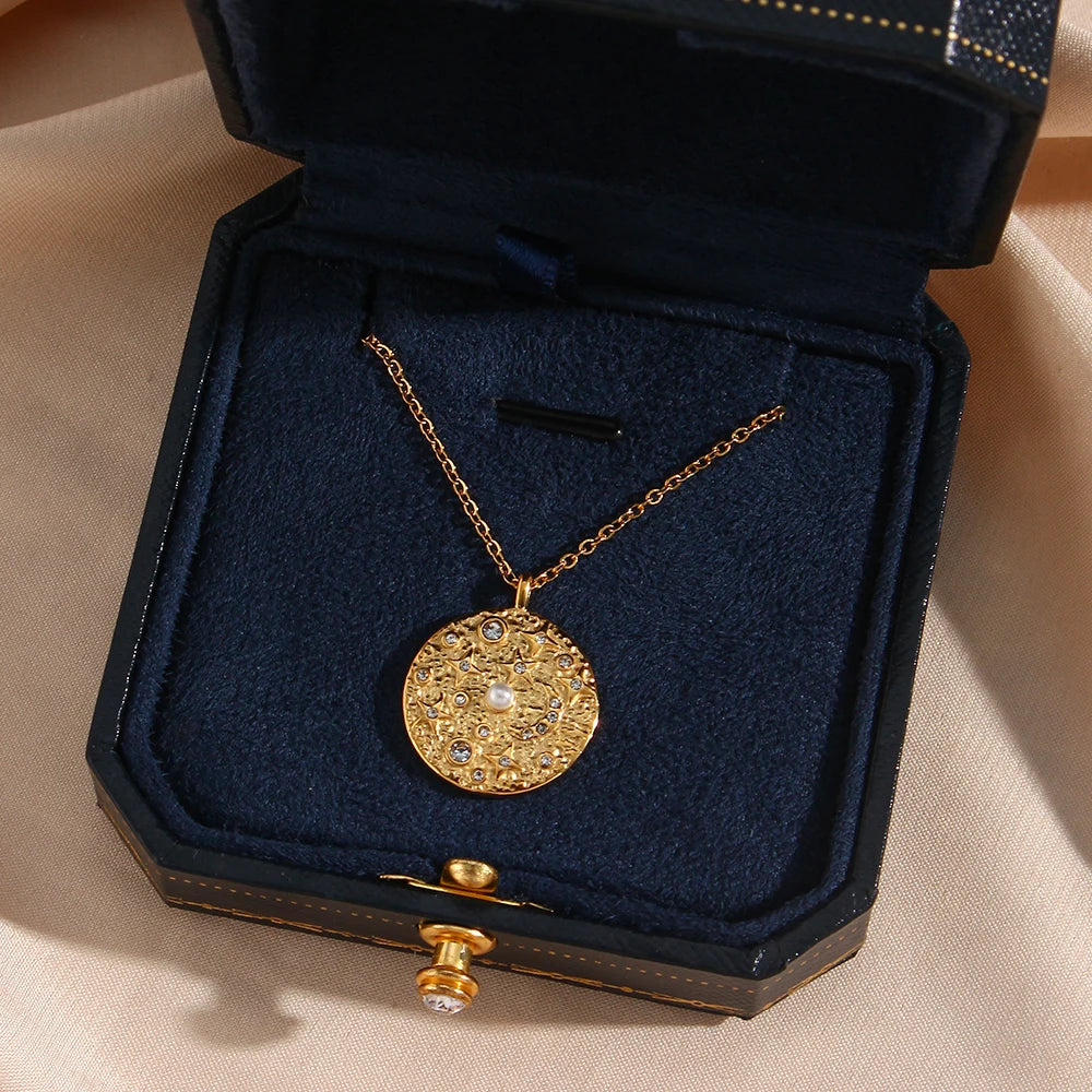 Golden Pearl Medallion
