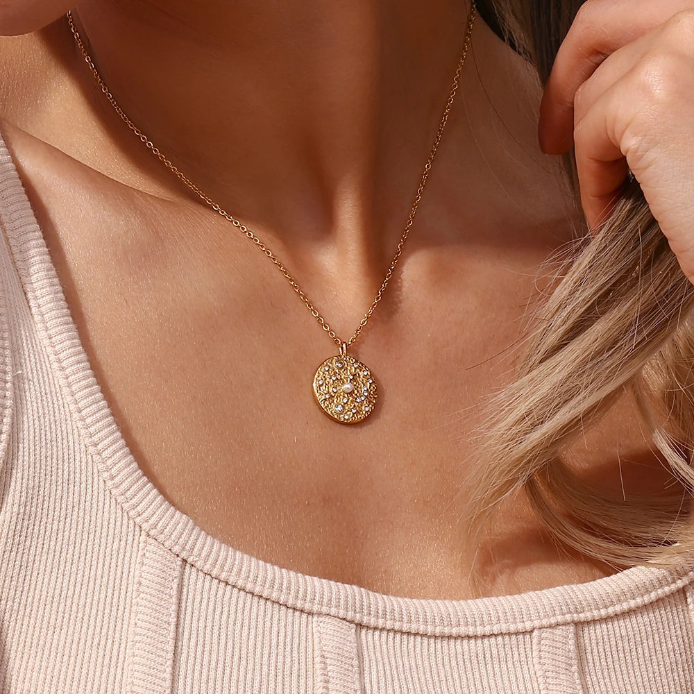 Golden Pearl Medallion