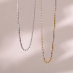 Crystal Tennis Bracelet Necklace Set
