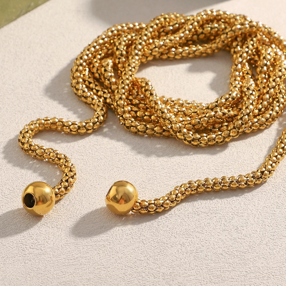 The Golden Lariat Choker