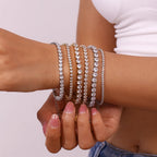18K Gold Plated Tennis Bracelet