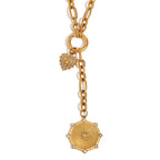 Golden Heart Locket Necklace